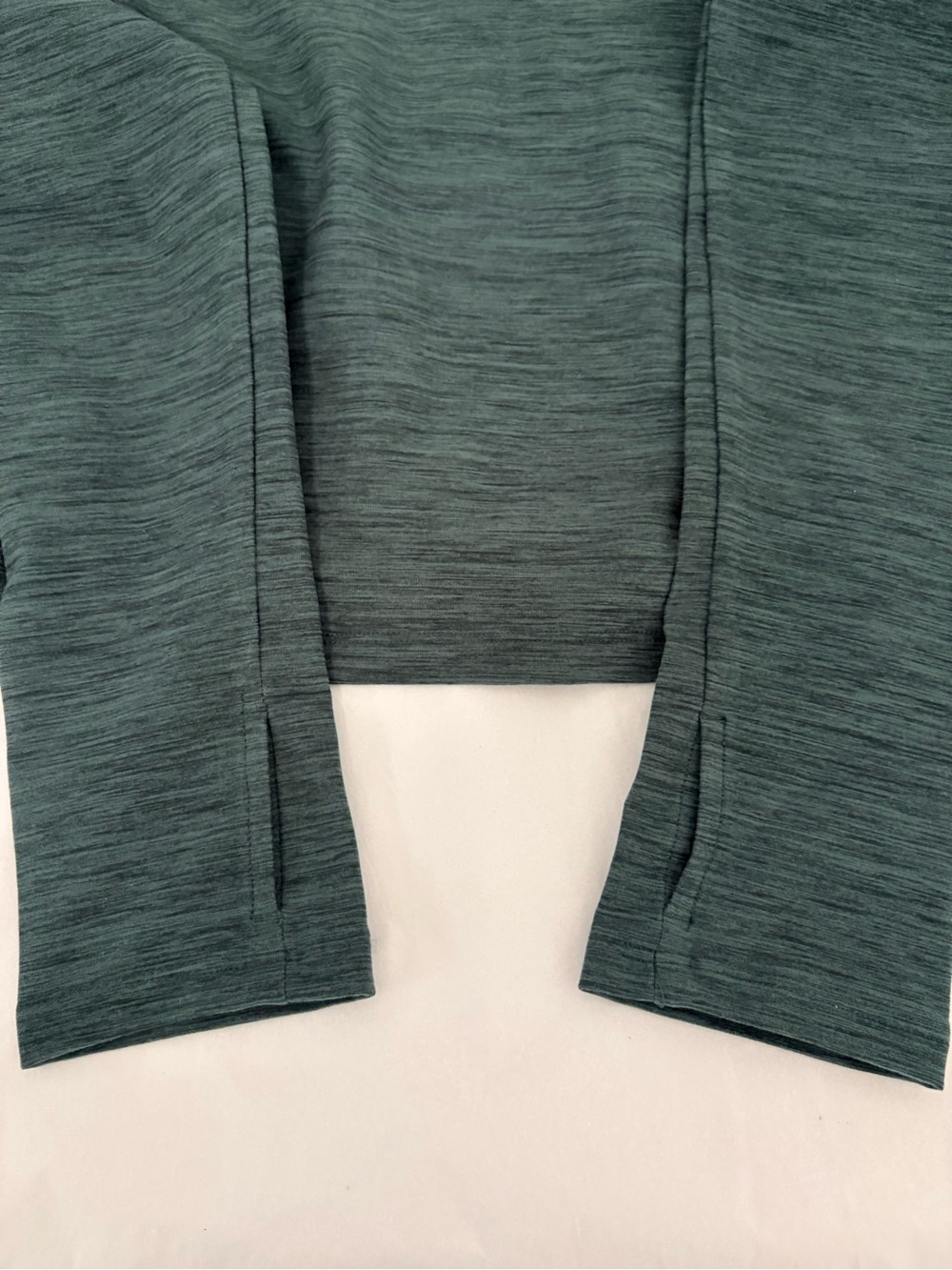 Athleta Softluxe Top Sz S Heathered Green NWT - Picture 6 of 13